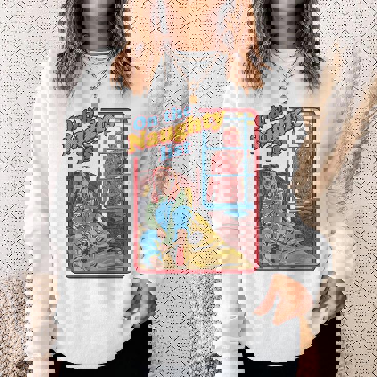 ストレンジャー・シングス クリスマス マックス ベクナ コミック いたずらリスト レトロ 長袖tシャツ スウェットシャツ 彼女への贈り物