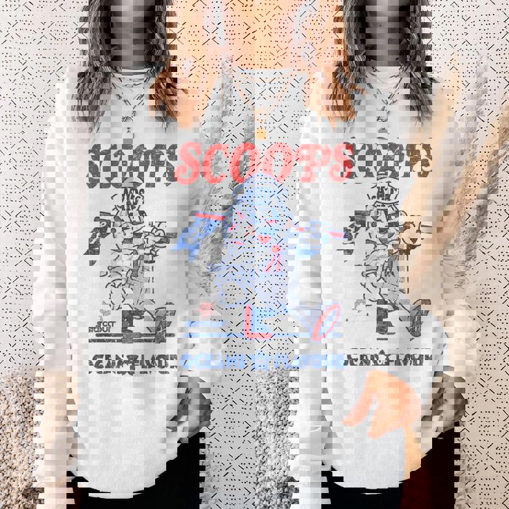 ストレンジャー・シングス スクープ アホイ アイスクリーム マスコット スターコート レトロ スウェットシャツ 彼女への贈り物