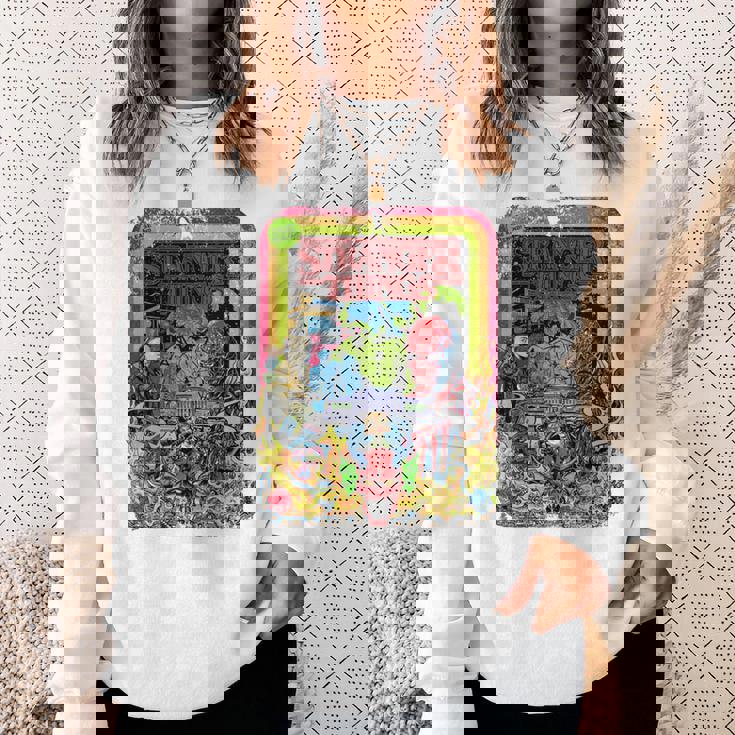 ストレンジャー・シングス プロモコミック ザ・パーティー ベクナ バトル レトロ 80年代 長袖tシャツ スウェットシャツ 彼女への贈り物