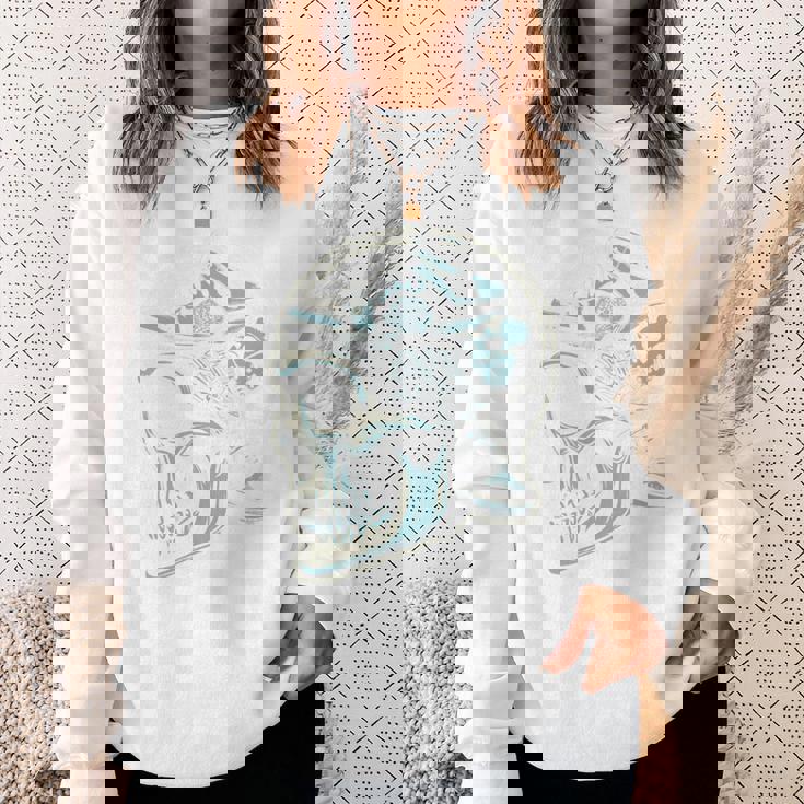 スニーカー ファン ムエルテ スカル 長袖tシャツ スウェットシャツ 彼女への贈り物