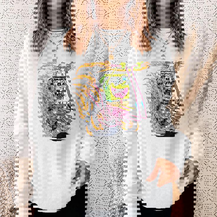 スポンジボブ スクエアパンツ スポンジボブ コミックバイク スウェットシャツ 彼女への贈り物