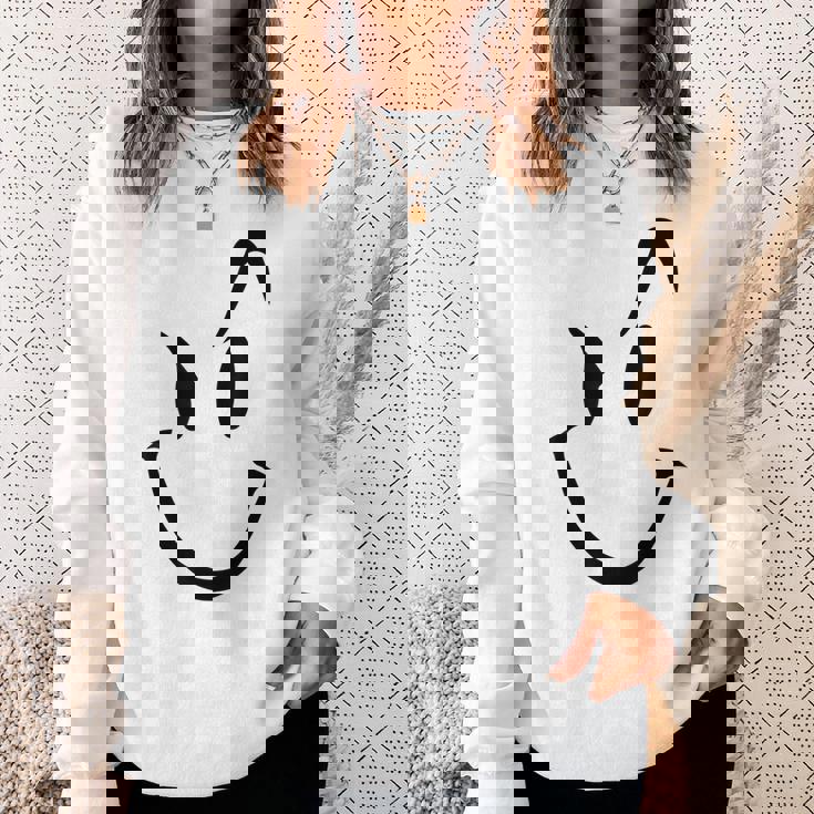 スマイリーシャツ スマイリーフェイス かわいいグラフィック スウェットシャツ 彼女への贈り物