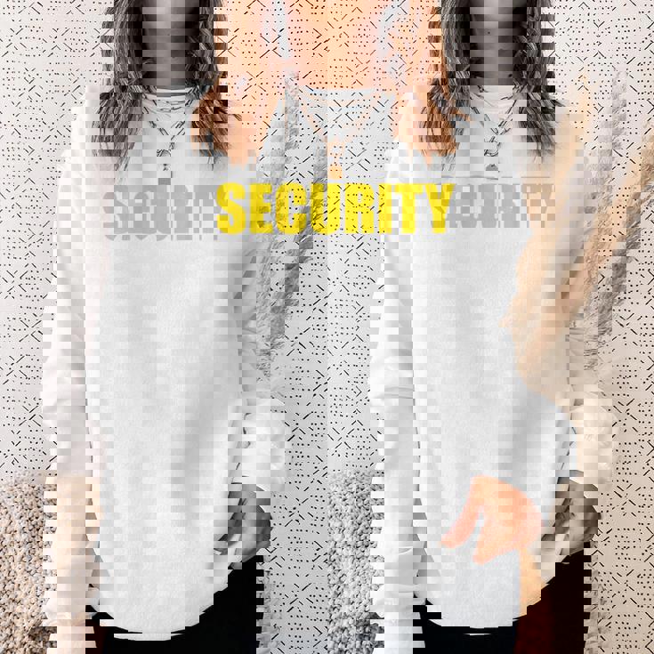 セキュリティ 背面のみ スウェットシャツ 彼女への贈り物