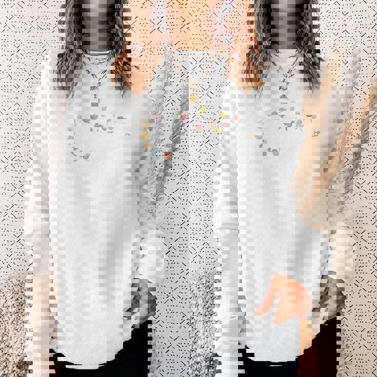 ソーイング タンポポ 花 キルティング 糸 編み物 工芸 長袖tシャツ スウェットシャツ 彼女への贈り物