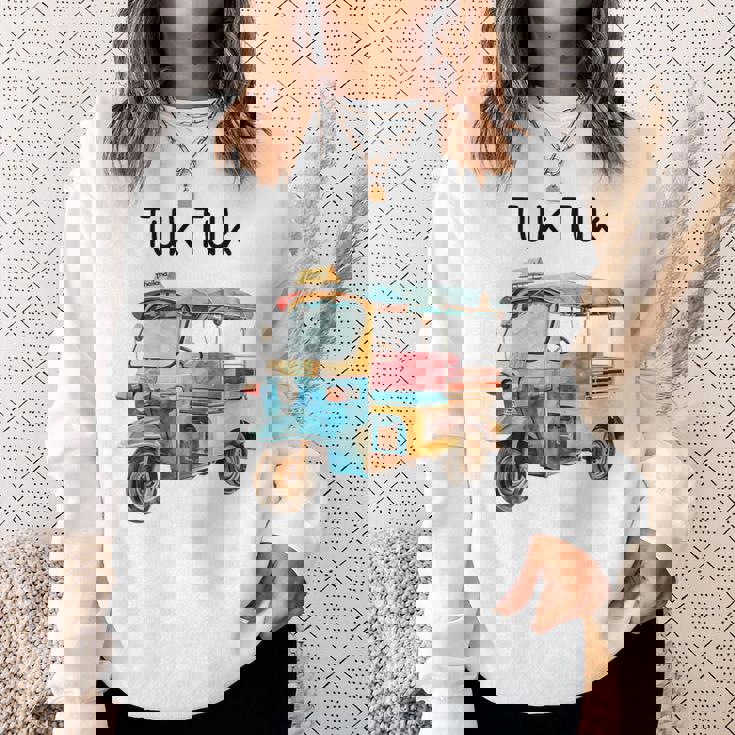 タイ トゥクトゥク バンコク スウェットシャツ 彼女への贈り物