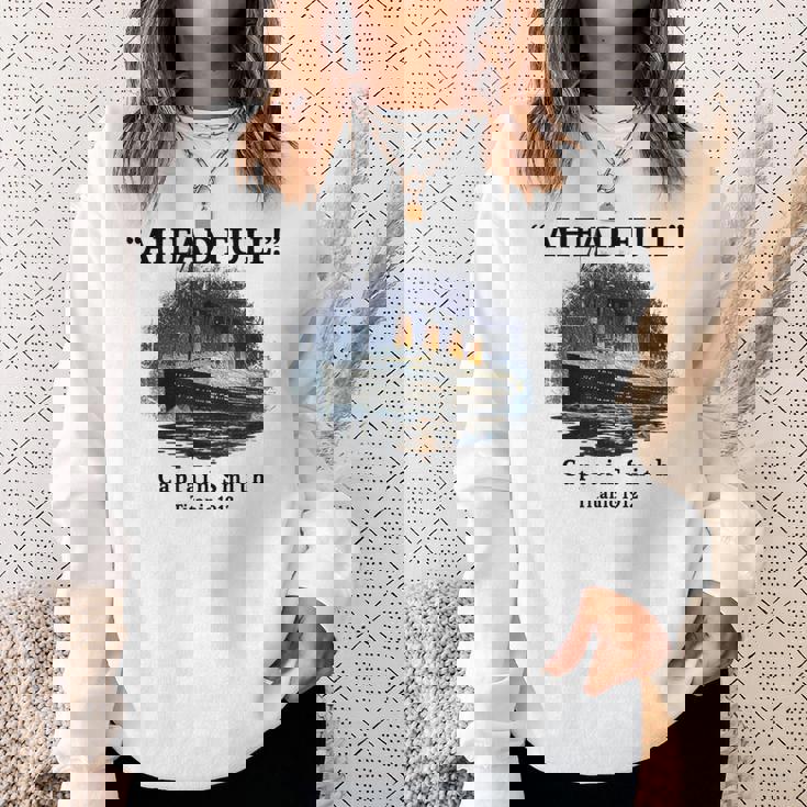 タイタニック・アヘッド フルクルーズ船 キャプテン・スミス 1912 タイタニック スウェットシャツ 彼女への贈り物