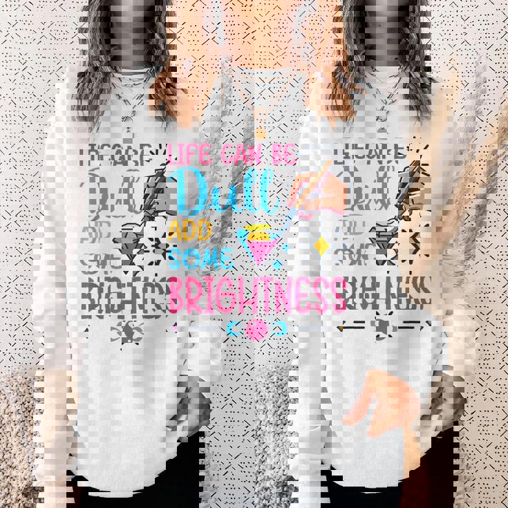 ダイヤモンドペインティングアーティストlife Can Be Dullダイヤモンドペインティング スウェットシャツ 彼女への贈り物