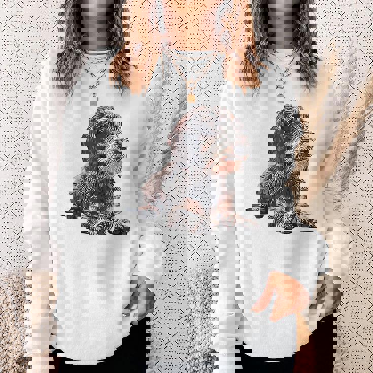 ダックスフンド ワイヤーヘア スウェットシャツ 彼女への贈り物