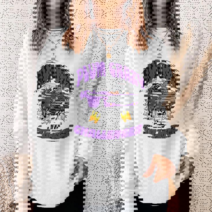 ダッジ チャレンジャー プラム クレイジー ラストコール スウェットシャツ 彼女への贈り物