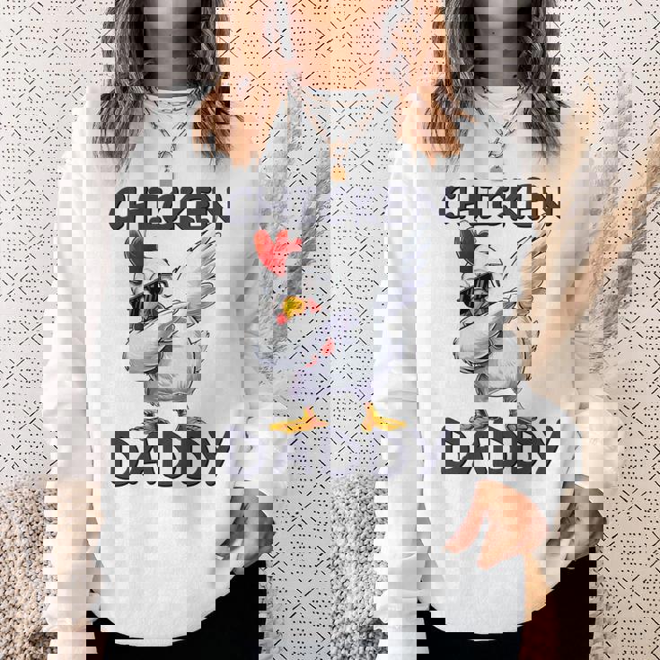 チキン パパ ニワトリ 父 チキン ジャンパー 農家 父の日 長袖tシャツ スウェットシャツ 彼女への贈り物