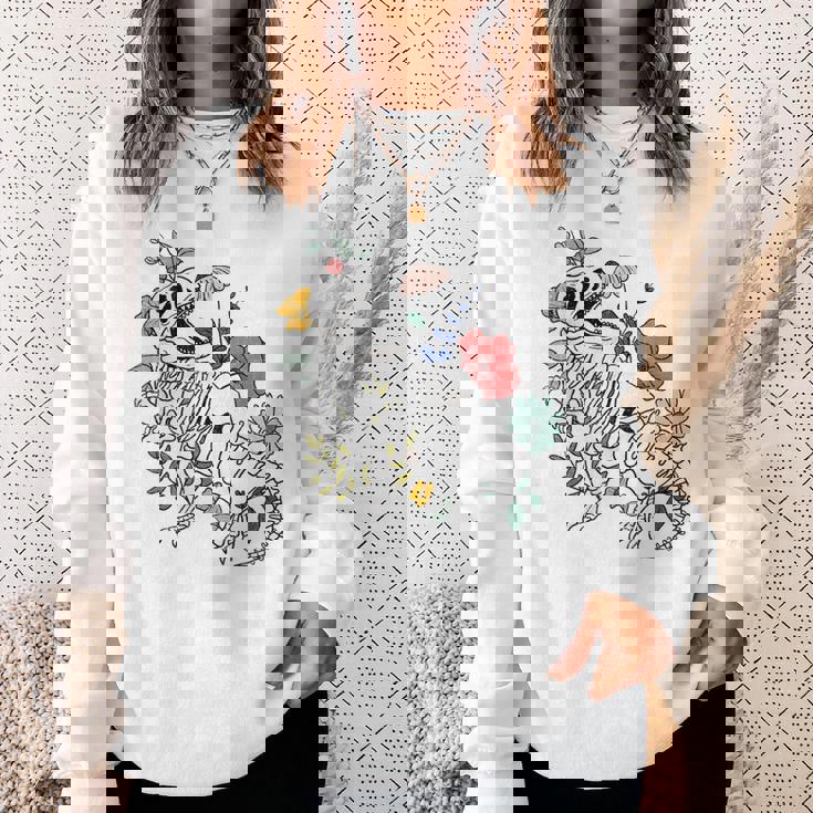 ティラノサウルス 恐竜 骨格 化石 古生物学 スウェットシャツ 彼女への贈り物