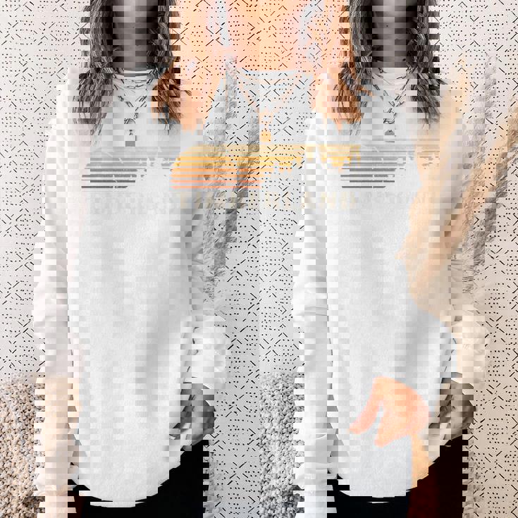 ティンバーランド Nc ビンテージ エバーグリーン サンセット 80年代レトロ 長袖tシャツ スウェットシャツ 彼女への贈り物