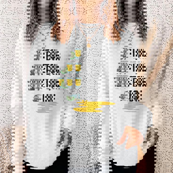 テキーラ 2 テキーラ 3 テキーラ フロア シンコ・デ・マヨ 飲料 スウェットシャツ 彼女への贈り物