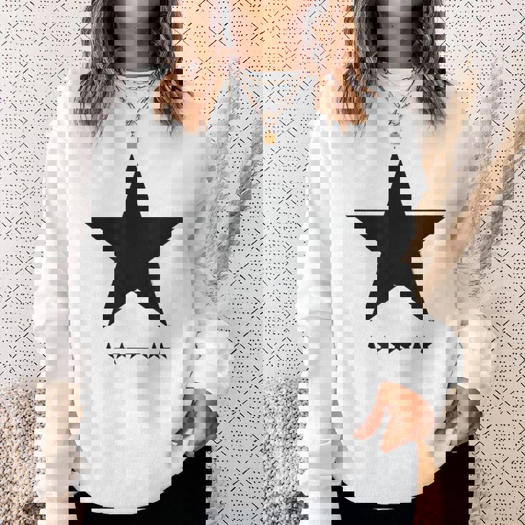 デヴィッド・ボウイ音楽ロックスターロゴ スウェットシャツ 彼女への贈り物