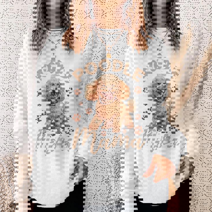 トイプードル 犬種 ペットプードル ママ スウェットシャツ 彼女への贈り物