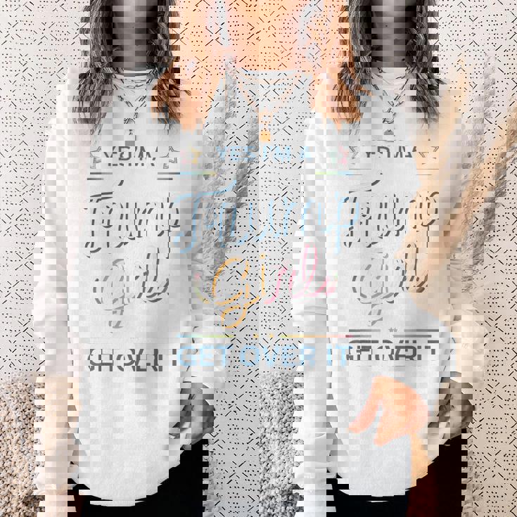 ドナルド・トランプ2024のかわいいトランプガール スウェットシャツ 彼女への贈り物