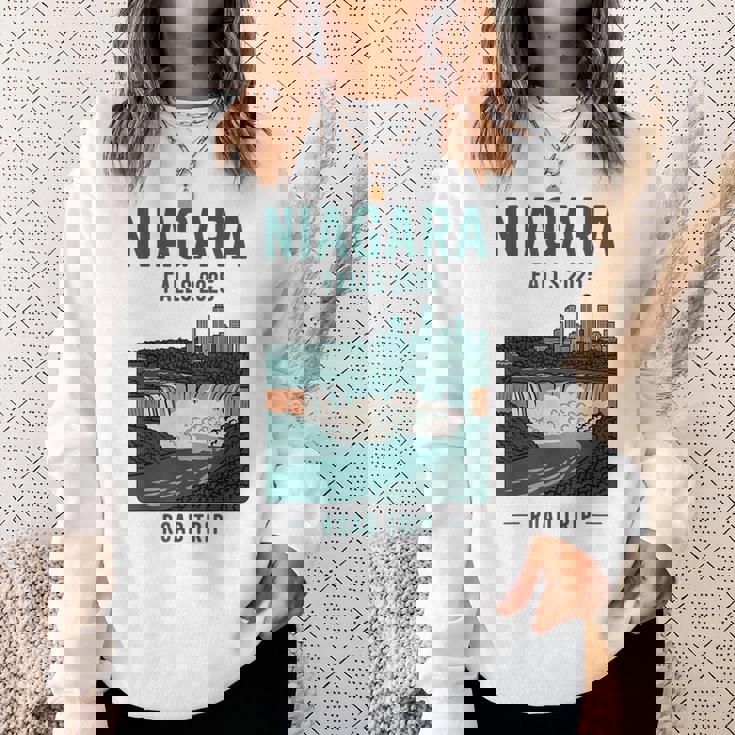 ナイアガラフォールズ ロードトリップ 2025 夏休み ナイアガラ スウェットシャツ 彼女への贈り物