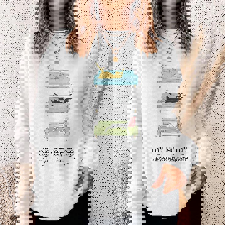 ナップティー-グレイハウンドガルゴウィペットサルーキサイトハウンド スウェットシャツ 彼女への贈り物