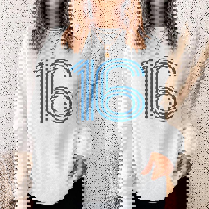 ナンバー16シャツ レトロユニフォーム ヨーロッパスタイル バックプリントジャージ スウェットシャツ 彼女への贈り物