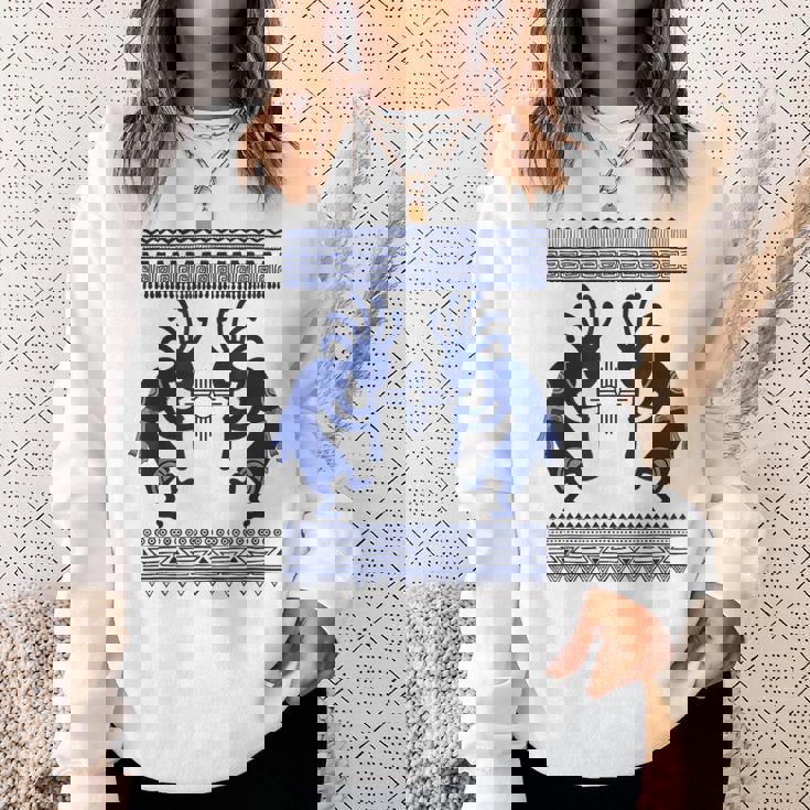 ネイティブアメリカン カルチャー ココペリ ミュージシャンボーダー 1 楽しい スウェットシャツ 彼女への贈り物