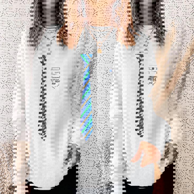 ネクタイで在宅ワーク ホームオフィス・アウトフィット Homeoffice Outfit スウェットシャツ 彼女への贈り物