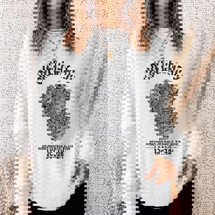 ノベルティ ショベルヘッド オートバイ愛好家 夫 おじいちゃん スウェットシャツ 彼女への贈り物