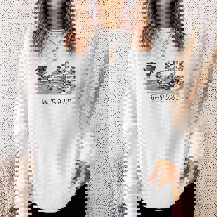 ハム・ラジオ用ヴィンテージモールス信号 Cwオペレーター スウェットシャツ 彼女への贈り物