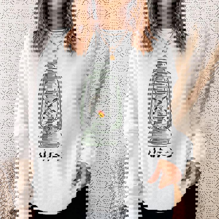 ハリケーンランタンtシャツ白 スウェットシャツ 彼女への贈り物