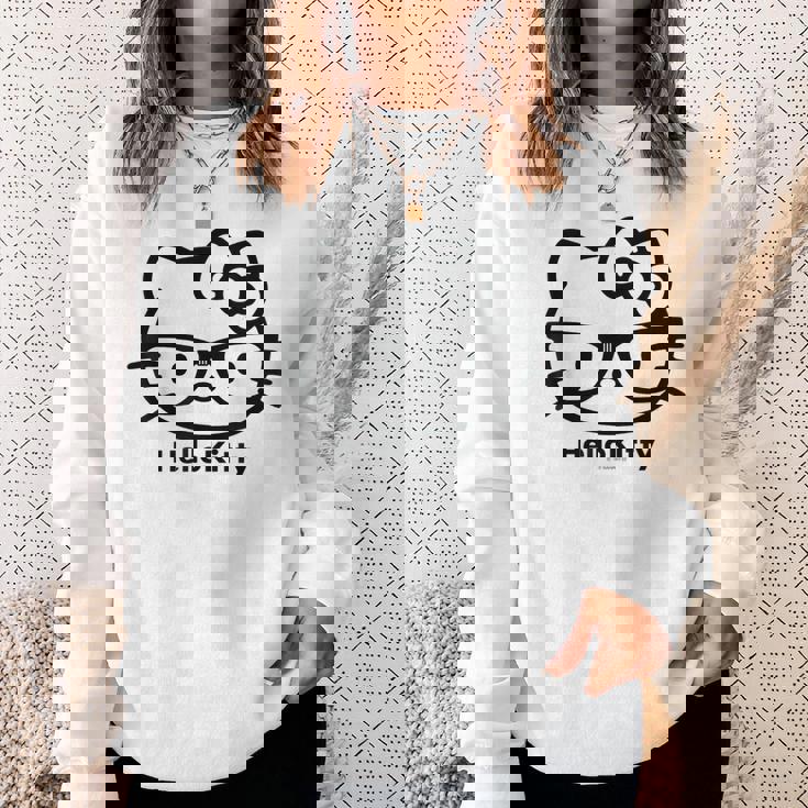 ハローキティ Usデザイン カオ メガネ スウェットシャツ 彼女への贈り物