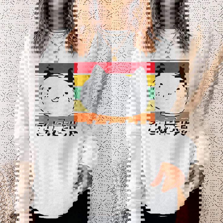 ハローキュートキャット レトロサンセット スウェットシャツ 彼女への贈り物