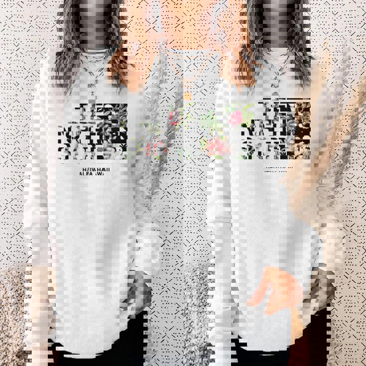 ハワイ ヴィンテージスタイル ノースショア ハレイワ ヤシの木 スウェットシャツ 彼女への贈り物