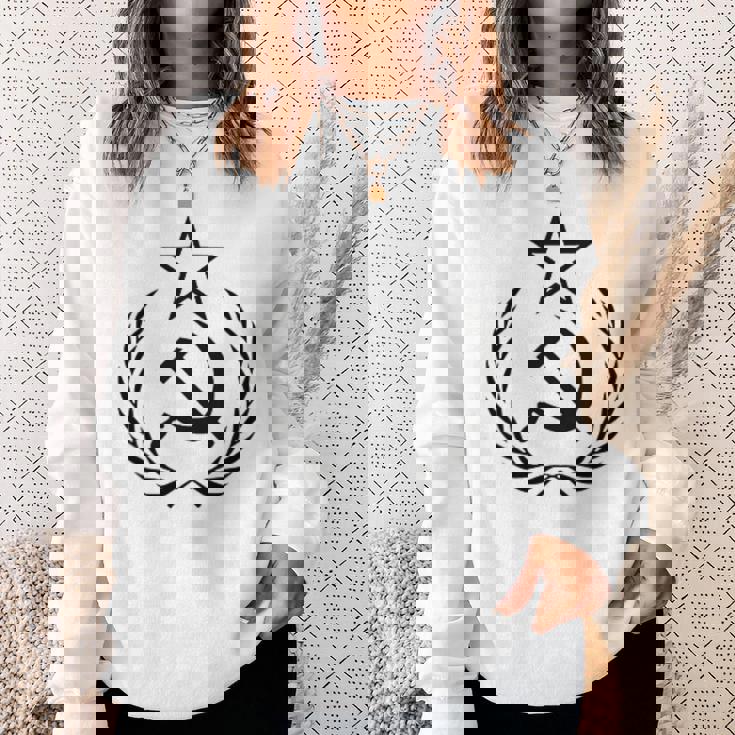 ハンマーと鎌 リース ソ連 ソビエト連邦 スウェットシャツ 彼女への贈り物