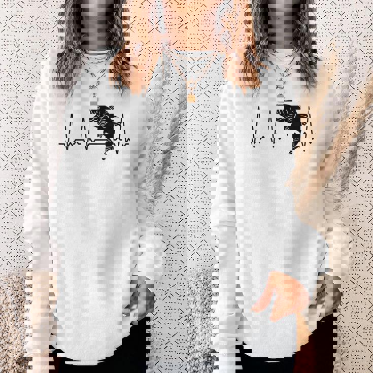 ハートビート魚 スウェットシャツ 彼女への贈り物