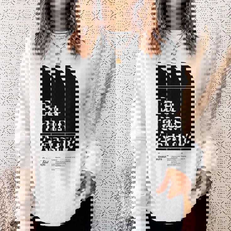 バウハウスアーカイブ – モダニストベルリンデザイン スウェットシャツ 彼女への贈り物