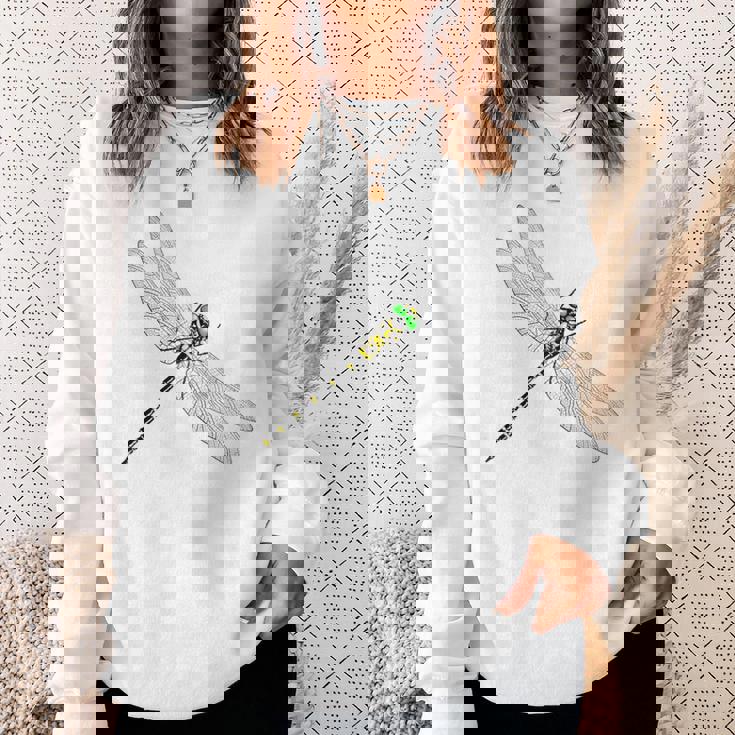 バックプリント鬼蜻蜓おにやんま オニヤンマ アウトドア Bbq キャンプ 虫 スウェットシャツ 彼女への贈り物