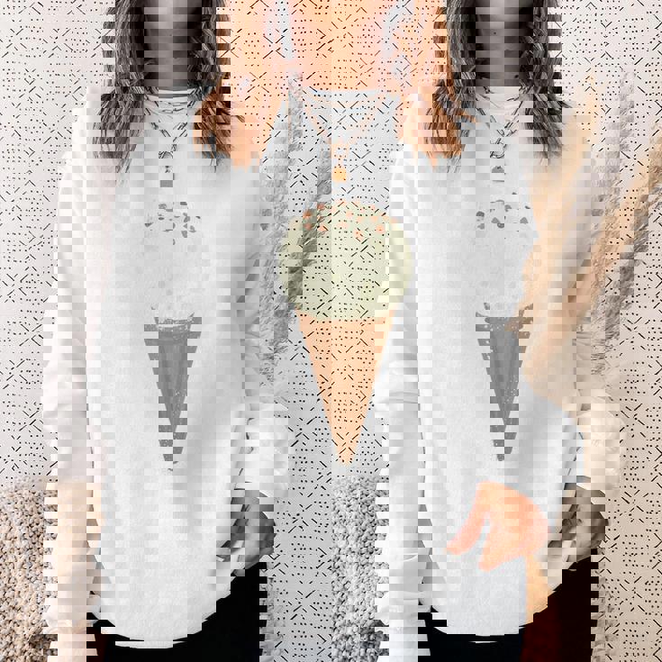 バニラアイスクリーム スウェットシャツ 彼女への贈り物