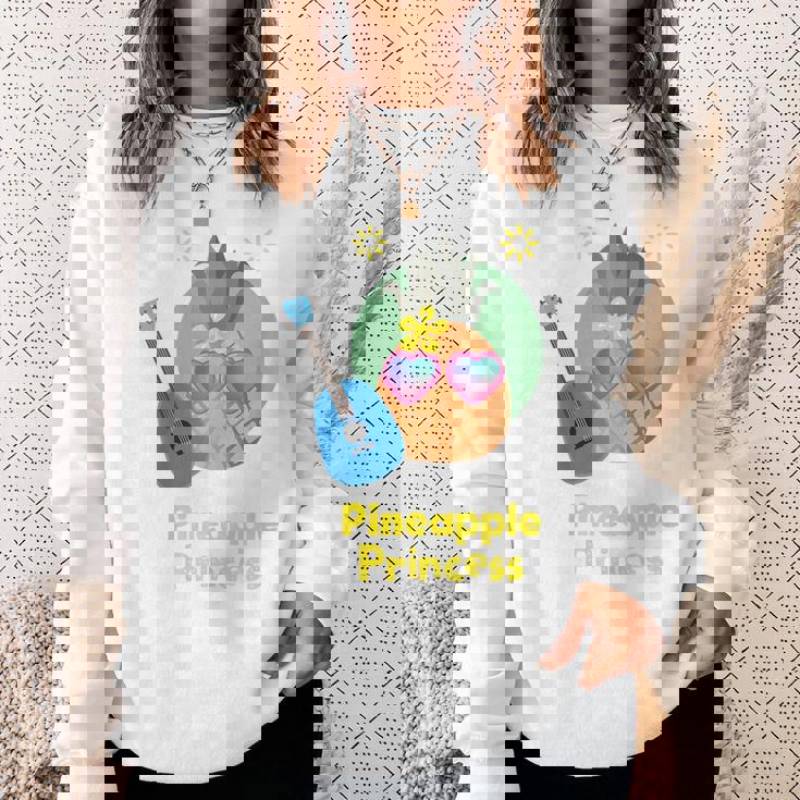 パイナップルプリンセス ウクレレギフト スウェットシャツ 彼女への贈り物