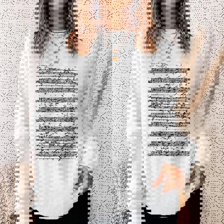 パルティータ ホ長調 ガヴォッテ ソロ ヴァイオリン ヨハン・セバスティアン・バッハ スウェットシャツ 彼女への贈り物