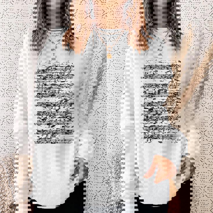 パルティータロ短調ソロヴァイオリンヨハン・セバスティアン・バッハ スウェットシャツ 彼女への贈り物