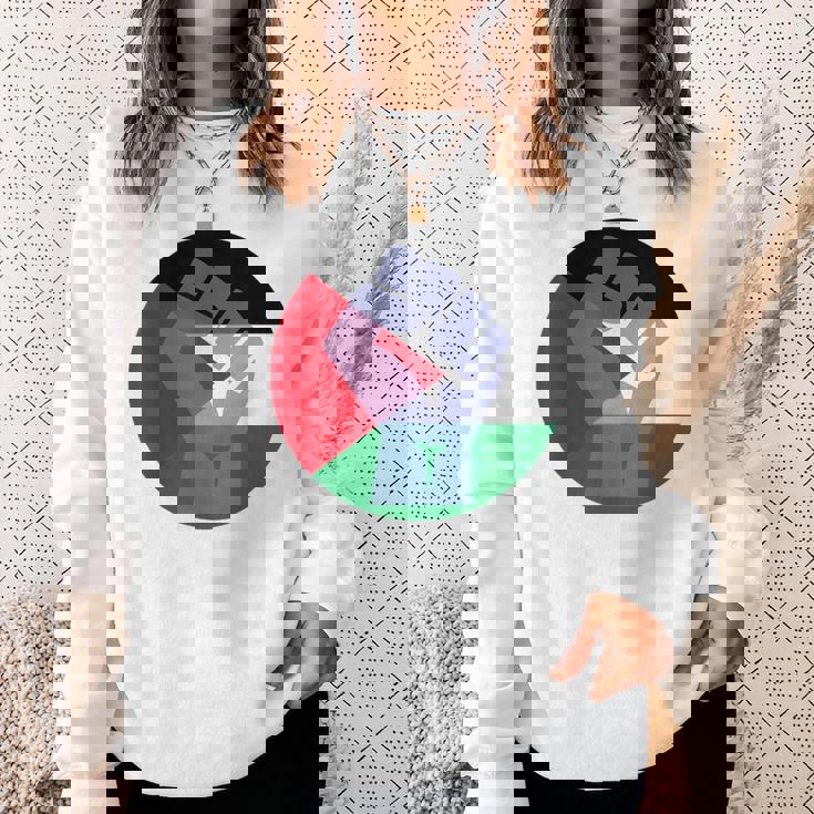 パレスチナ製フリーパレスチナスタンド スウェットシャツ 彼女への贈り物