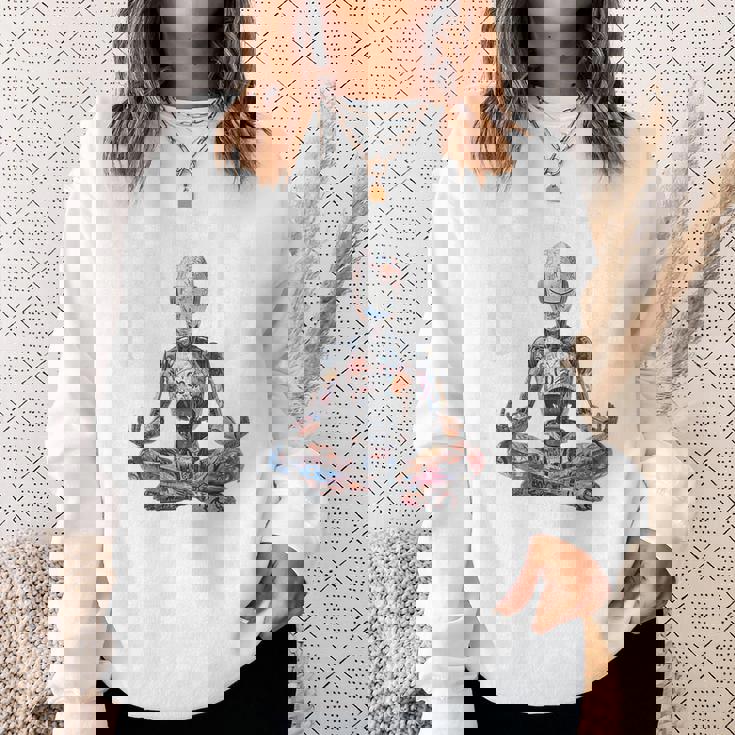 ヒップホップ ヴィンテージ エッジー アーバン Y2k Hip Hopバックプリント ストリートウェア ロボット スウェットシャツ 彼女への贈り物