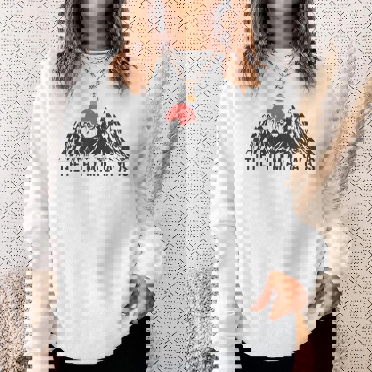 ヒマラヤ ネパール ブータン インド エベレスト スウェットシャツ 彼女への贈り物