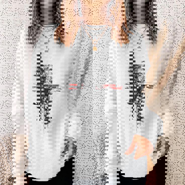 ヒョウ 動物 抽象 グラフィック 描画 絵画 ヒョウ スウェットシャツ 彼女への贈り物