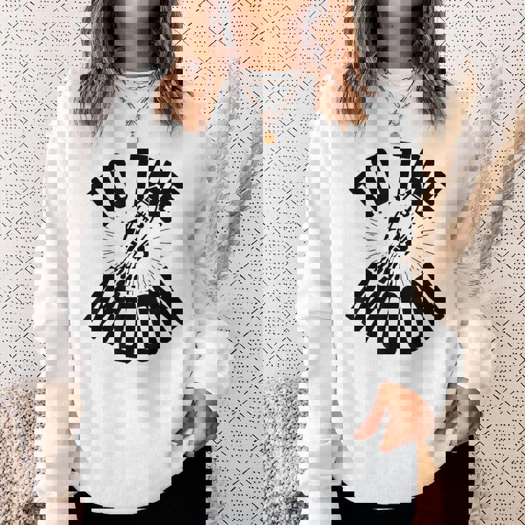 ビットコインから月へ、ビットコイン100k、ビットコイン暗号。 スウェットシャツ 彼女への贈り物