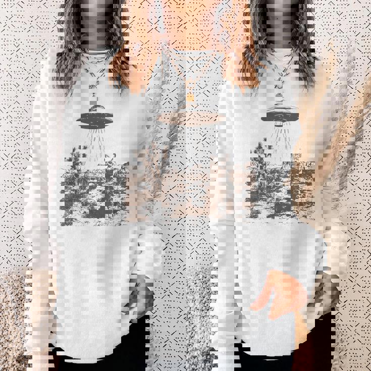 ビンテージ Ufo カウボーイ キャット スウェットシャツ 彼女への贈り物