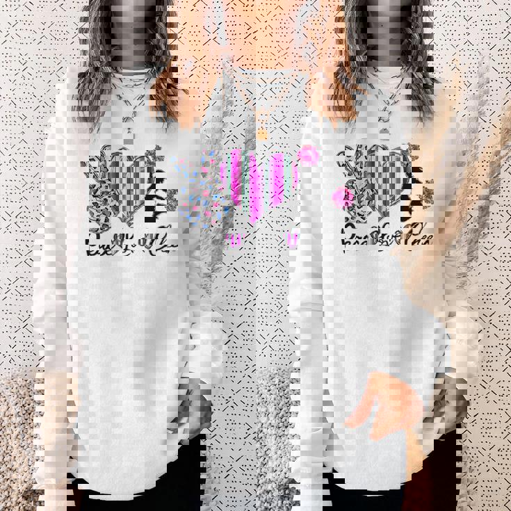 ピースラブチア スウェットシャツ 彼女への贈り物