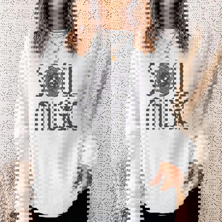 ファンクシャツ ヴィンテージ 70年代風 コスチューム 音楽 ターンテーブル スウェットシャツ 彼女への贈り物