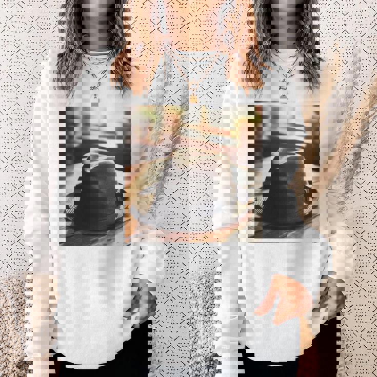 フェドーラ・ハット 長袖tシャツ スウェットシャツ 彼女への贈り物