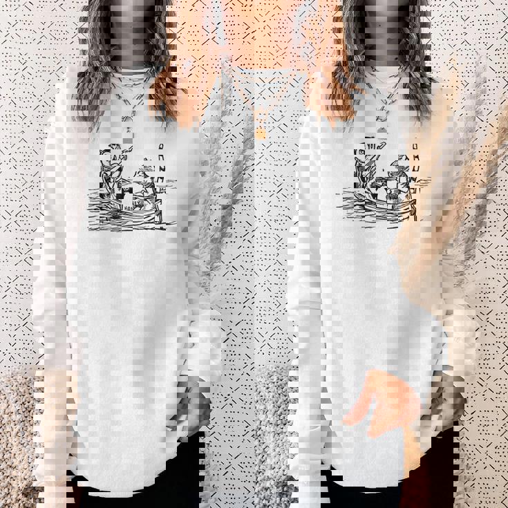 フクロウとプッシーキャット エドワード・リア スウェットシャツ 彼女への贈り物