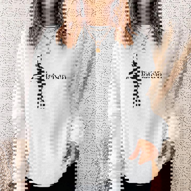 ブラックスワンレイクバレエバレリーナポワントダンスダンサーグラフィック スウェットシャツ 彼女への贈り物